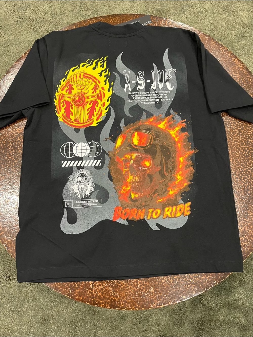 “Vox Populi” High Key Men's Black Relaxed Fit T-Shirt